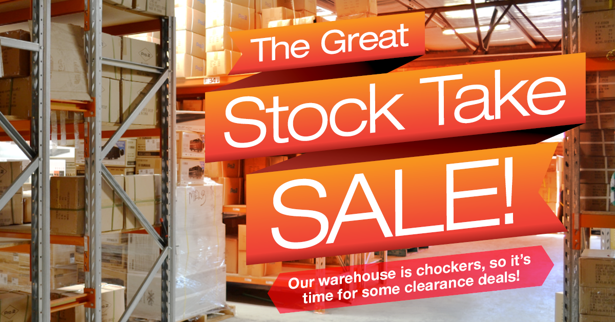 June Stock Take Sale